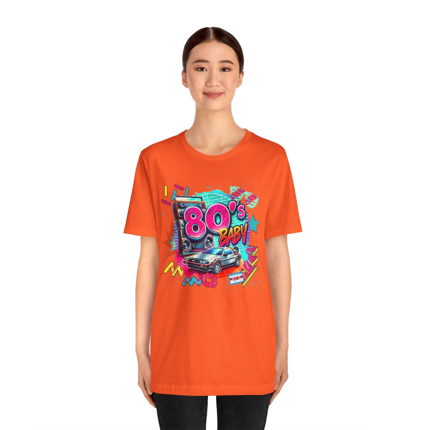 80s baby Unisex Jersey Short Sleeve Tee