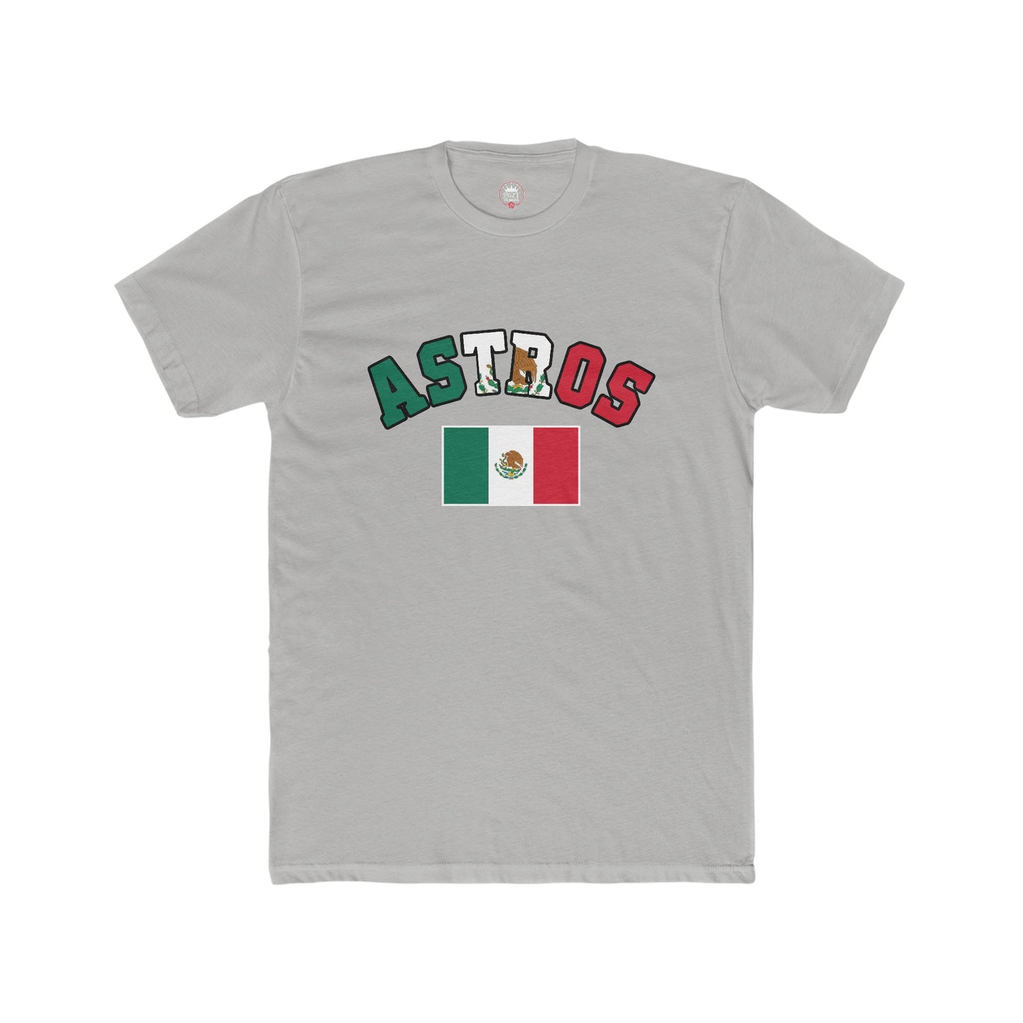 Copy of Astros Mexican Flag Men's Cotton Crew Tee