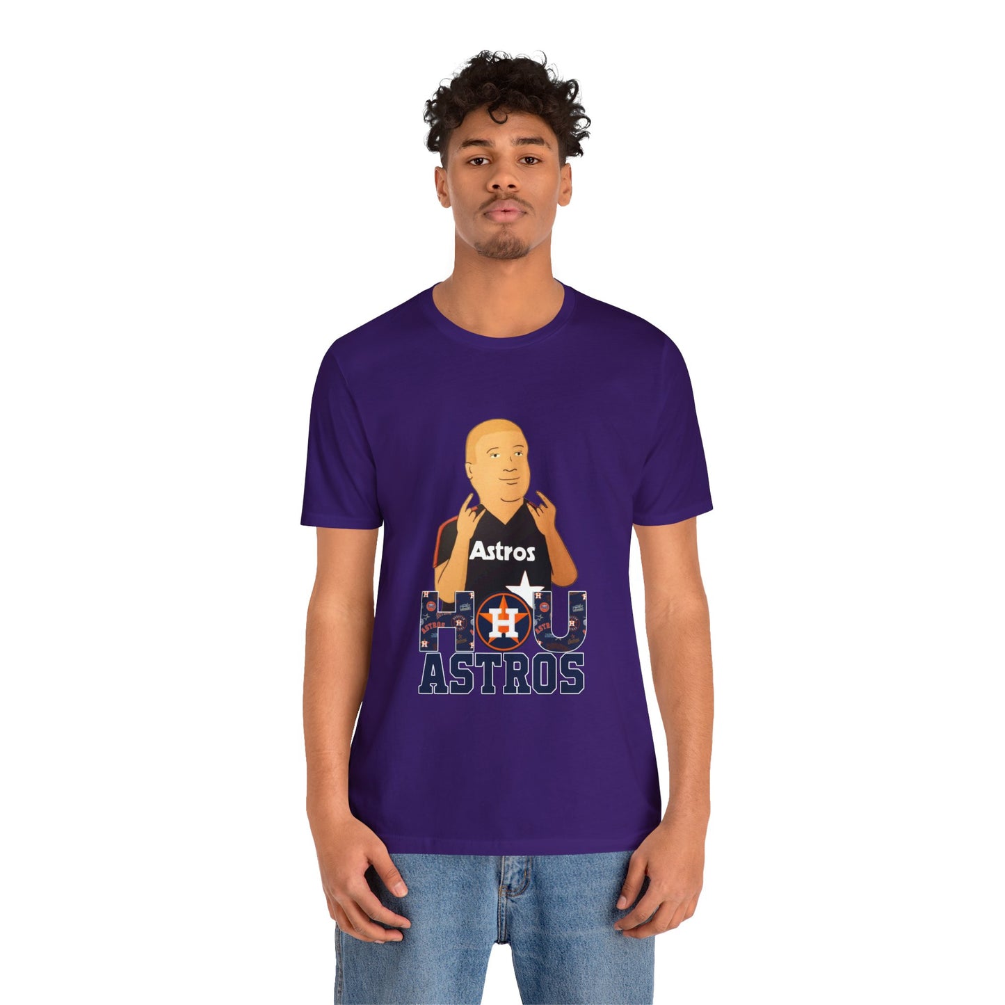 Astros Bobby Hill Houston Unisex Jersey Short Sleeve Tee