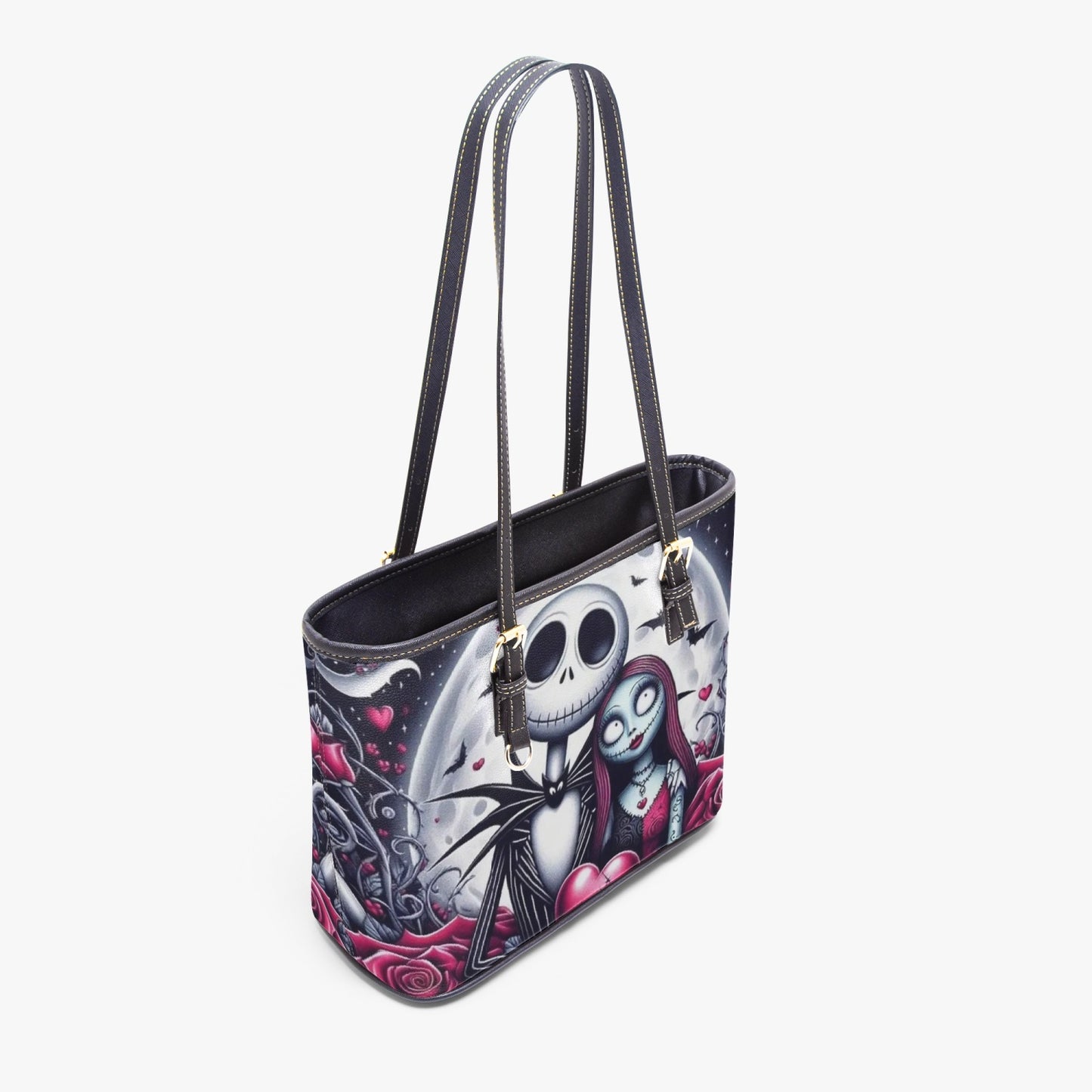 JACK AND SALLY Medium Leather Tote Bag for Women