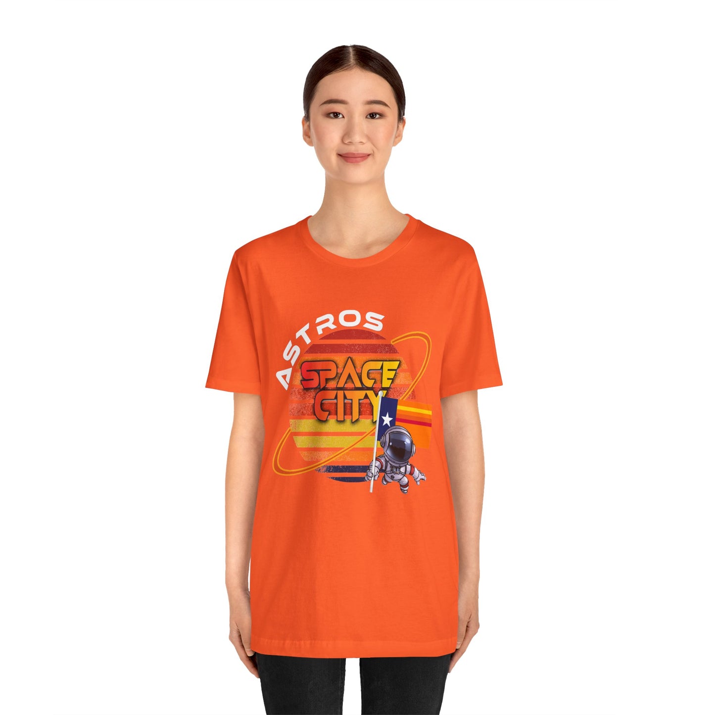 Astros Space City Unisex Jersey Short Sleeve Tee