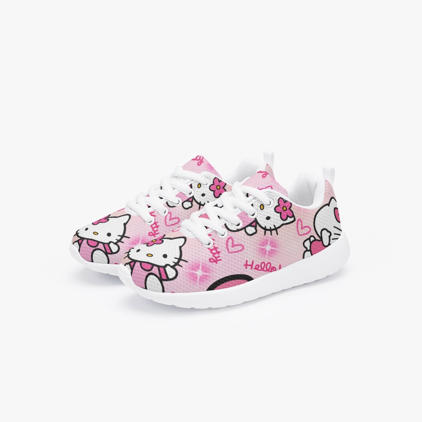 Pink kitty Kid’s Running Shoes