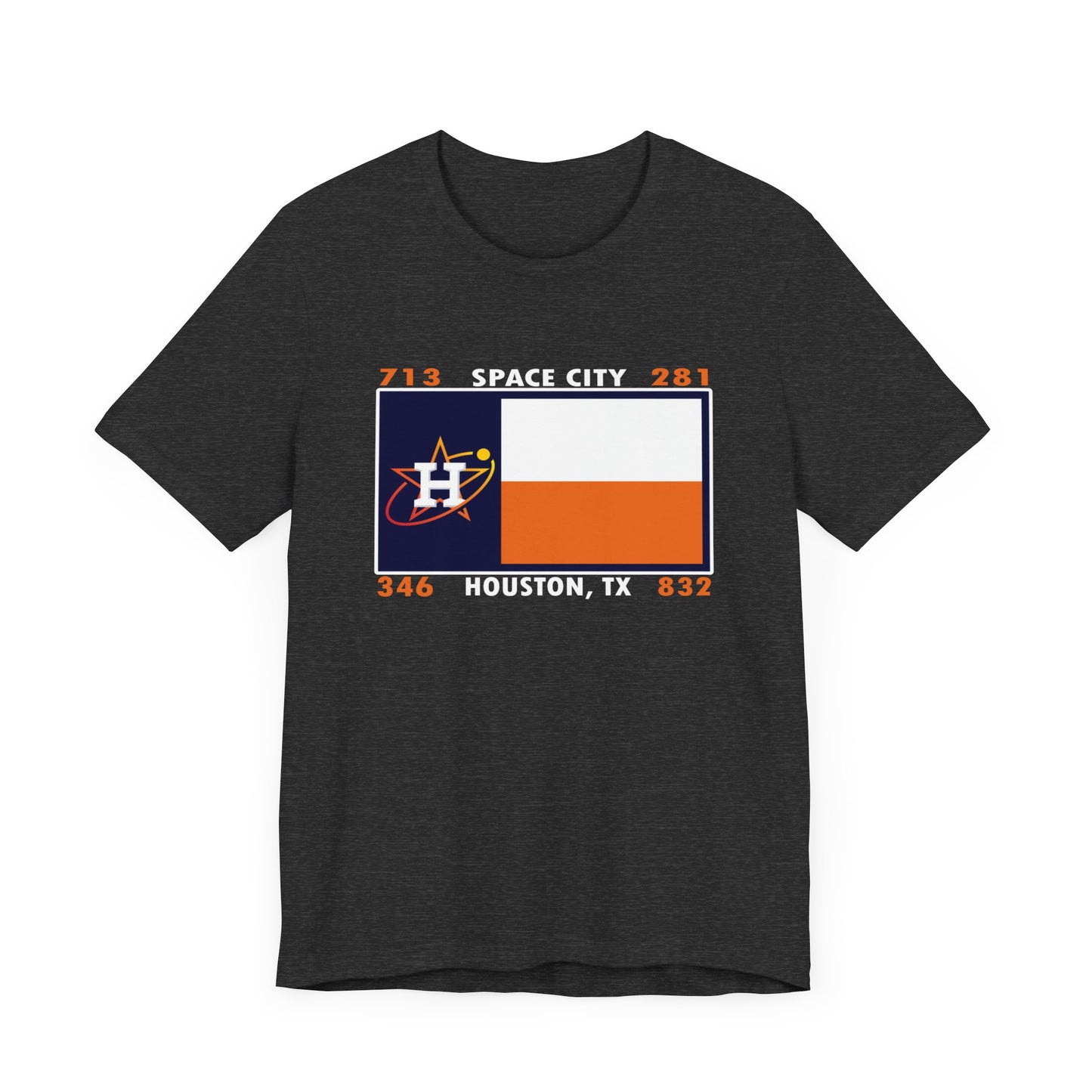 Astros Houston Space City Flag 2 Unisex Short Sleeve Tee