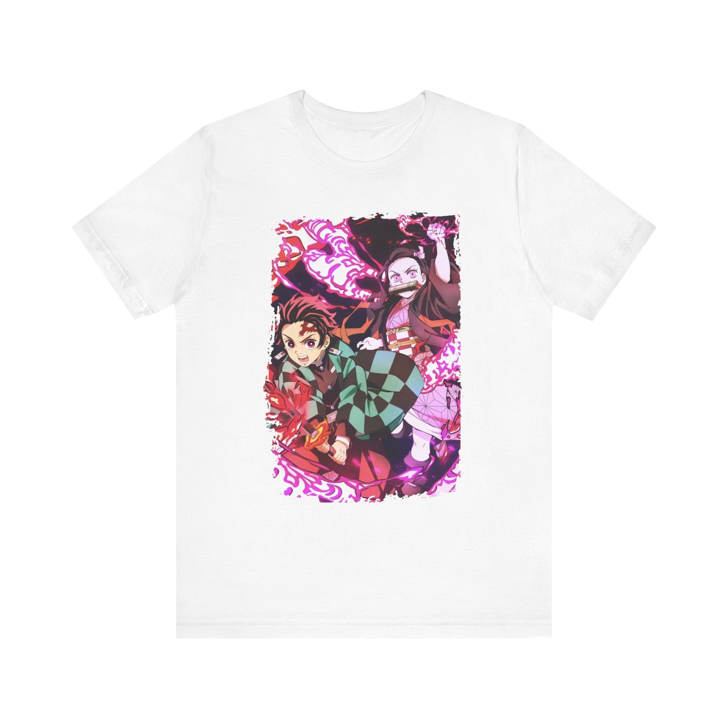 Nezuko and Tanjiro - Demon Slayer - Short Sleeve Tee