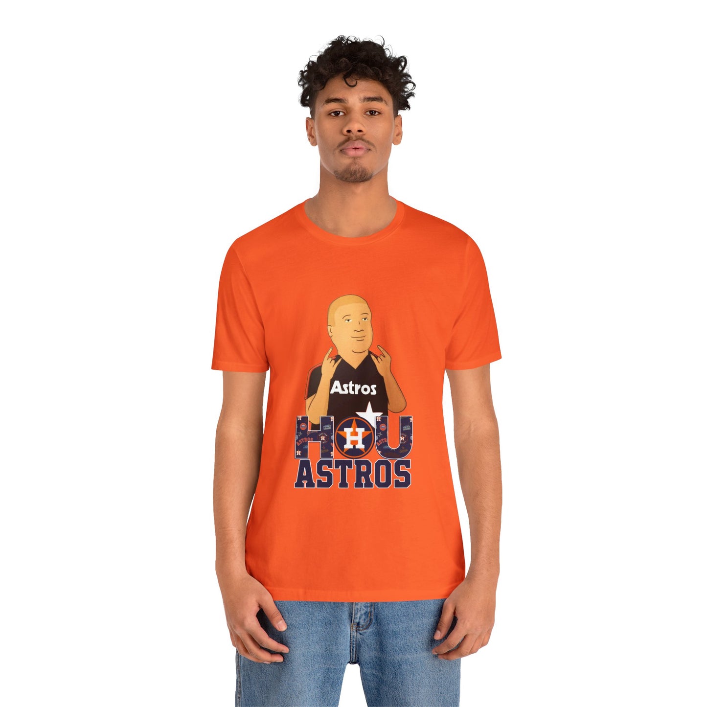 Astros Bobby Hill Houston Unisex Jersey Short Sleeve Tee