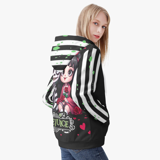 Beetlejuice Full Zip Up Hoodie