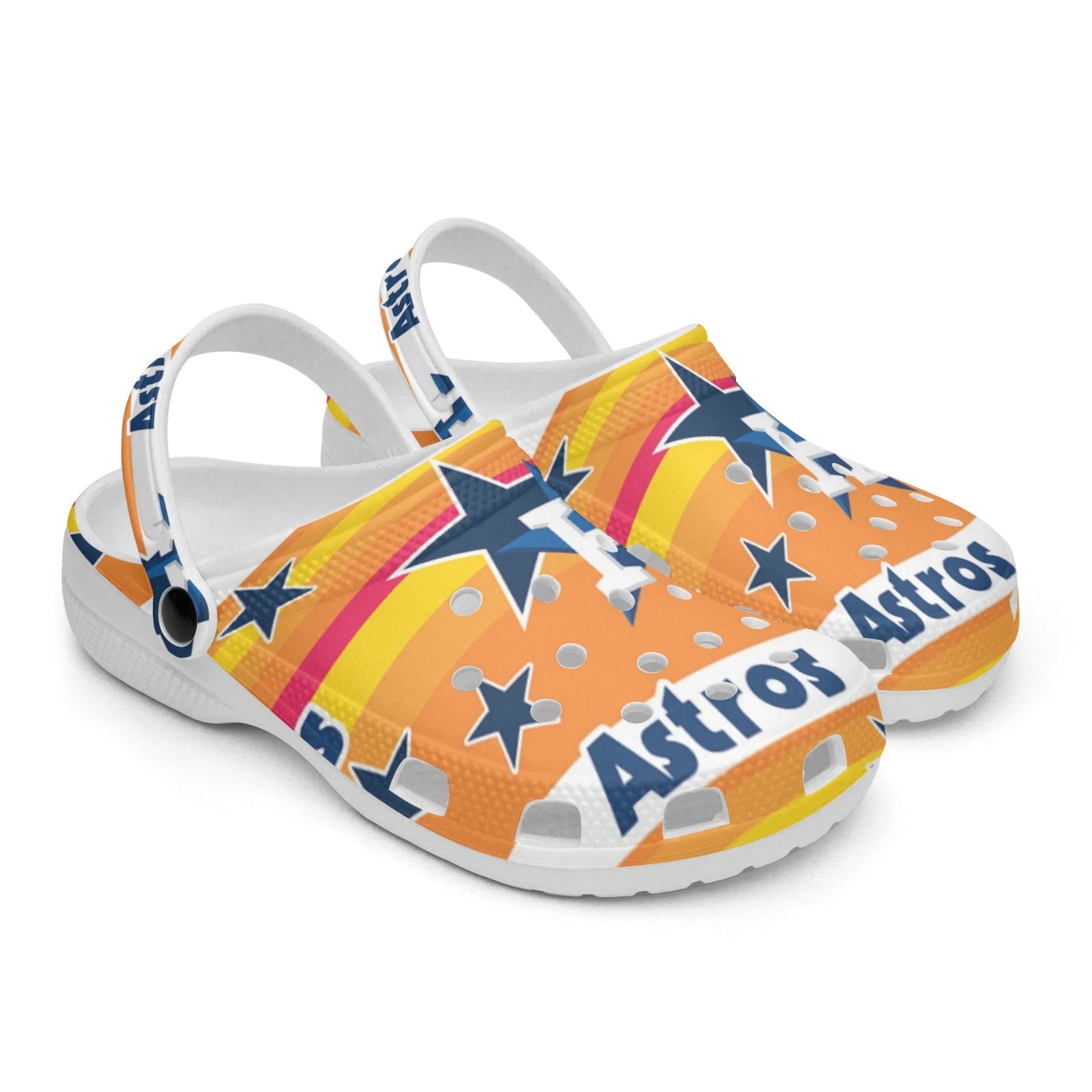 Astros All Over Printed Clogs