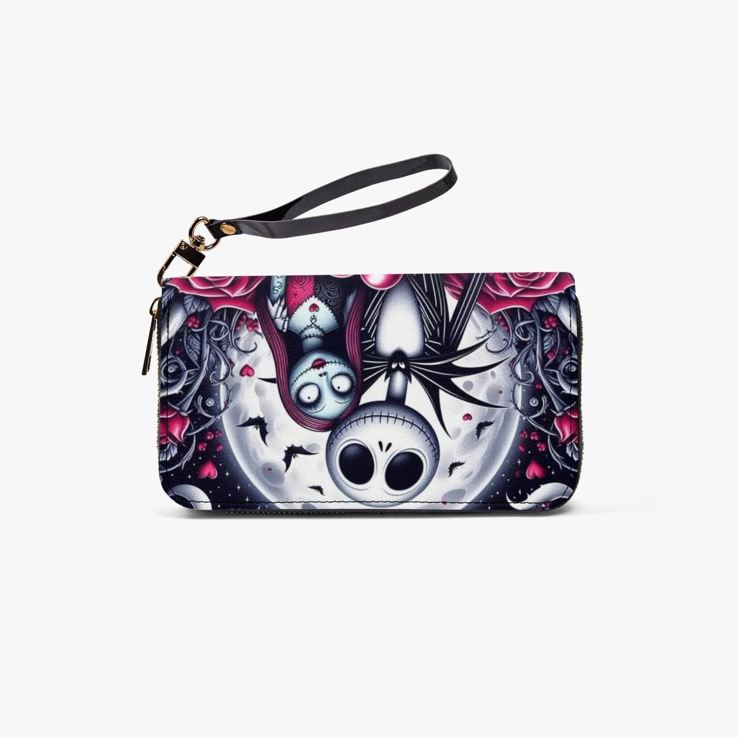 JACK AND SALLY Long Wallet with Wrist Strap