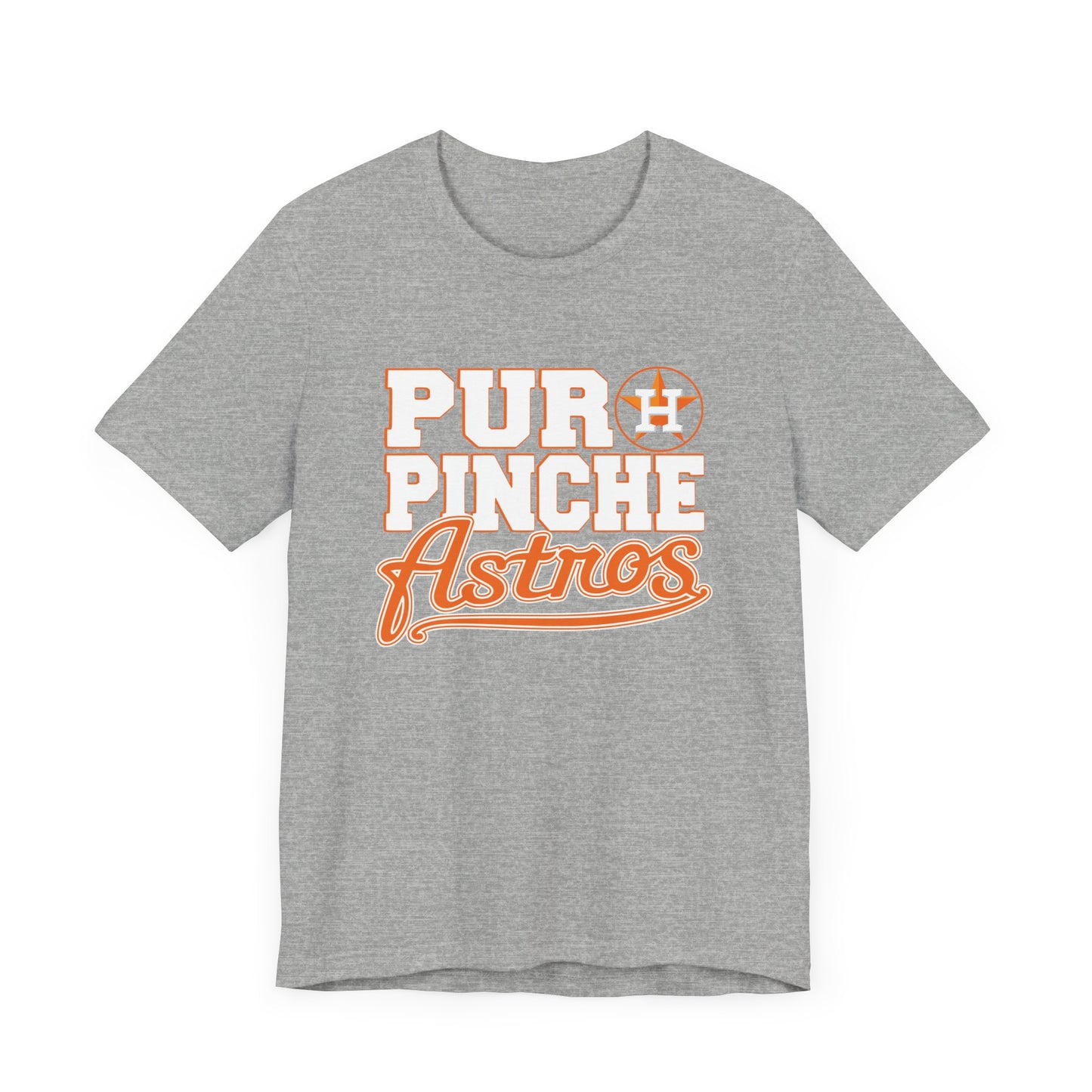 Puro Pinche Astros - No Glitter - Unisex Jersey Short Sleeve Tee