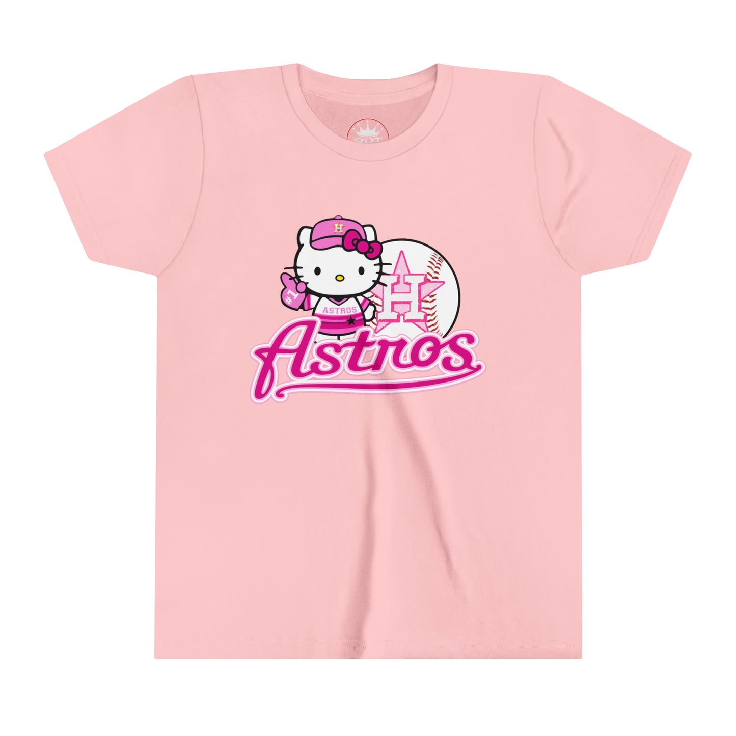 Astros Houston - Kitty Youth Short Sleeve Tee