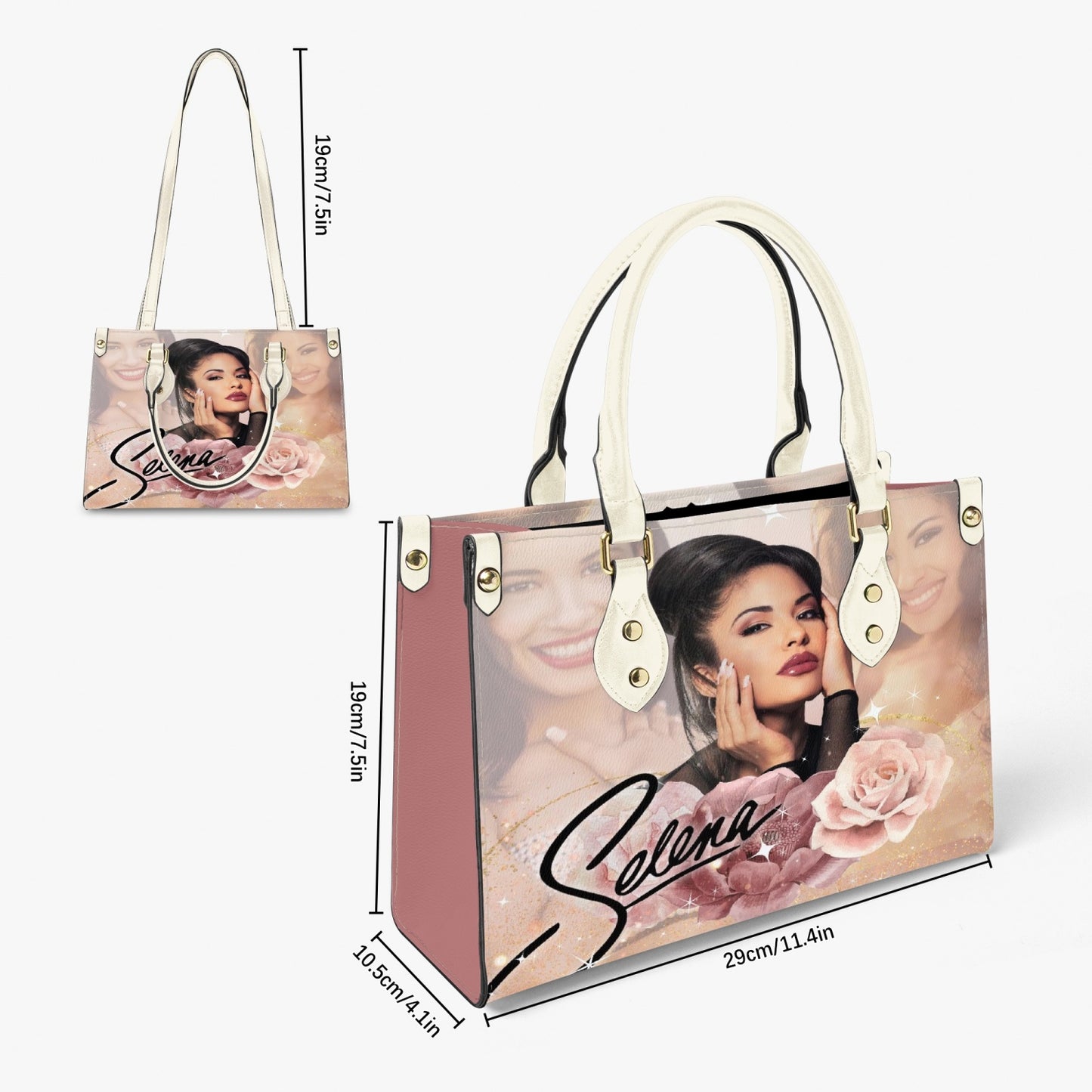 Selena Purse with handles and Long Strap