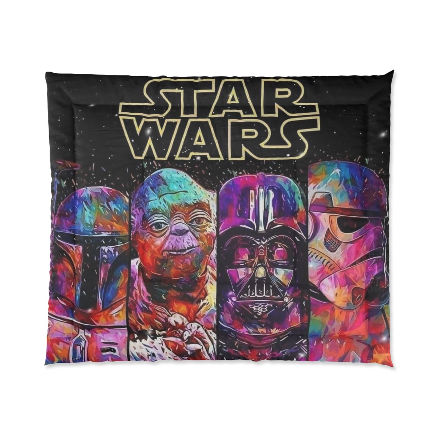 Star W, Yoda, Darth V Comforter