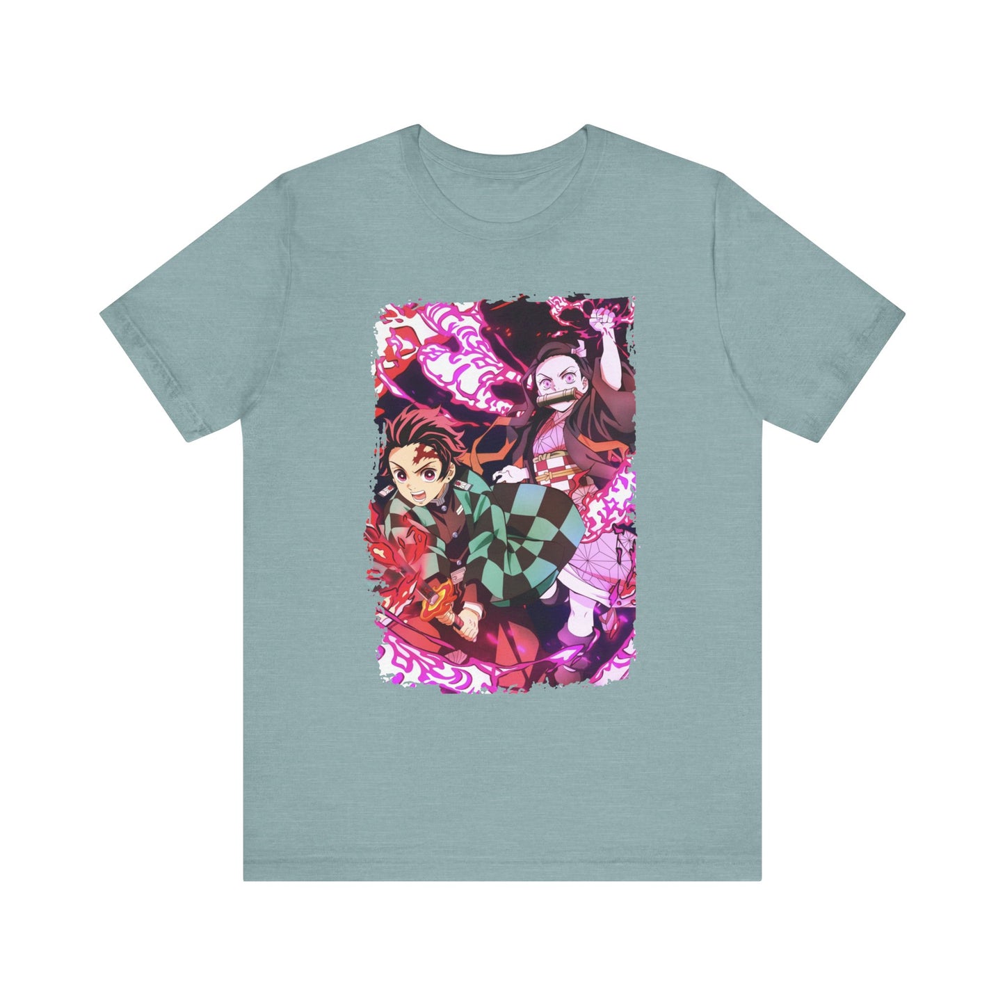 Nezuko and Tanjiro - Demon Slayer - Short Sleeve Tee