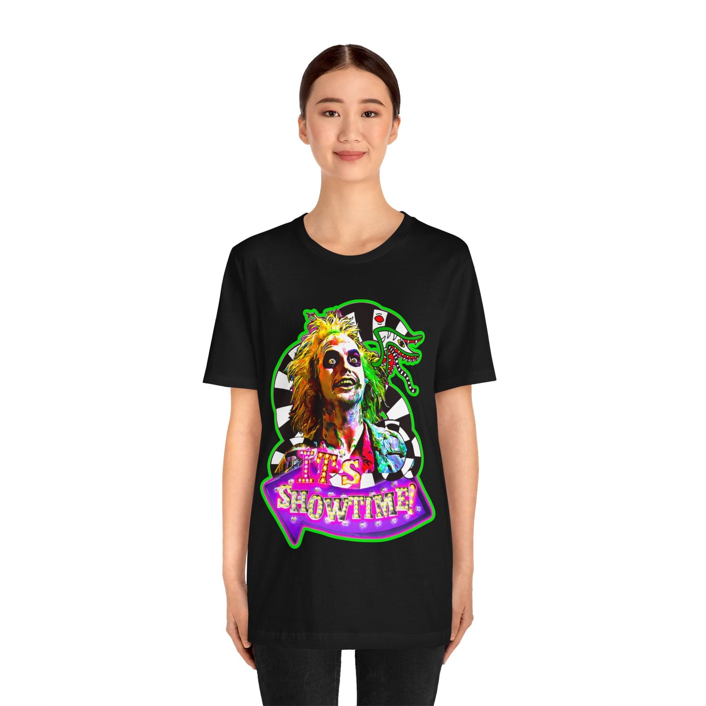 Beetlejuice themed Unisex Jersey Short Sleeve Tee