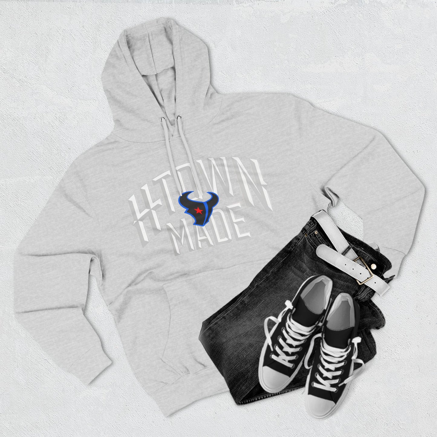 H-Town Made - Three-Panel Fleece Hoodie