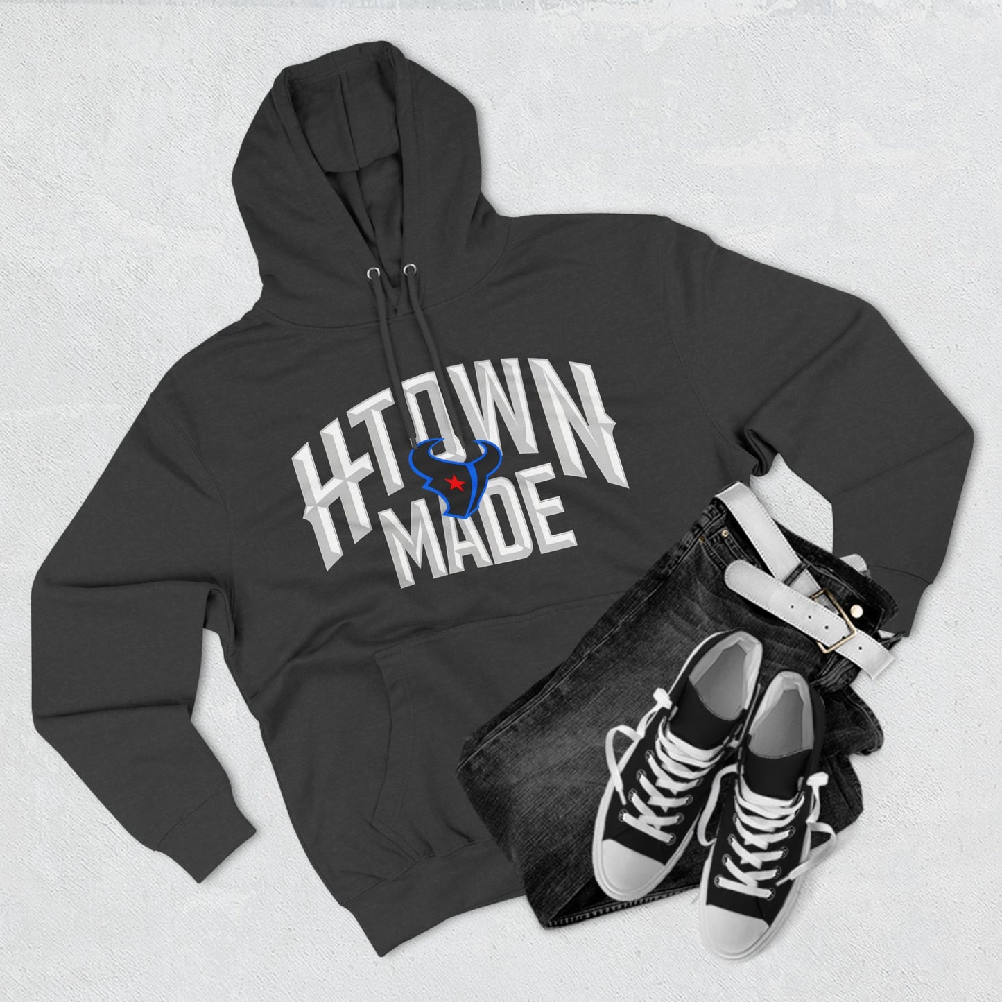 H-Town Made - Three-Panel Fleece Hoodie