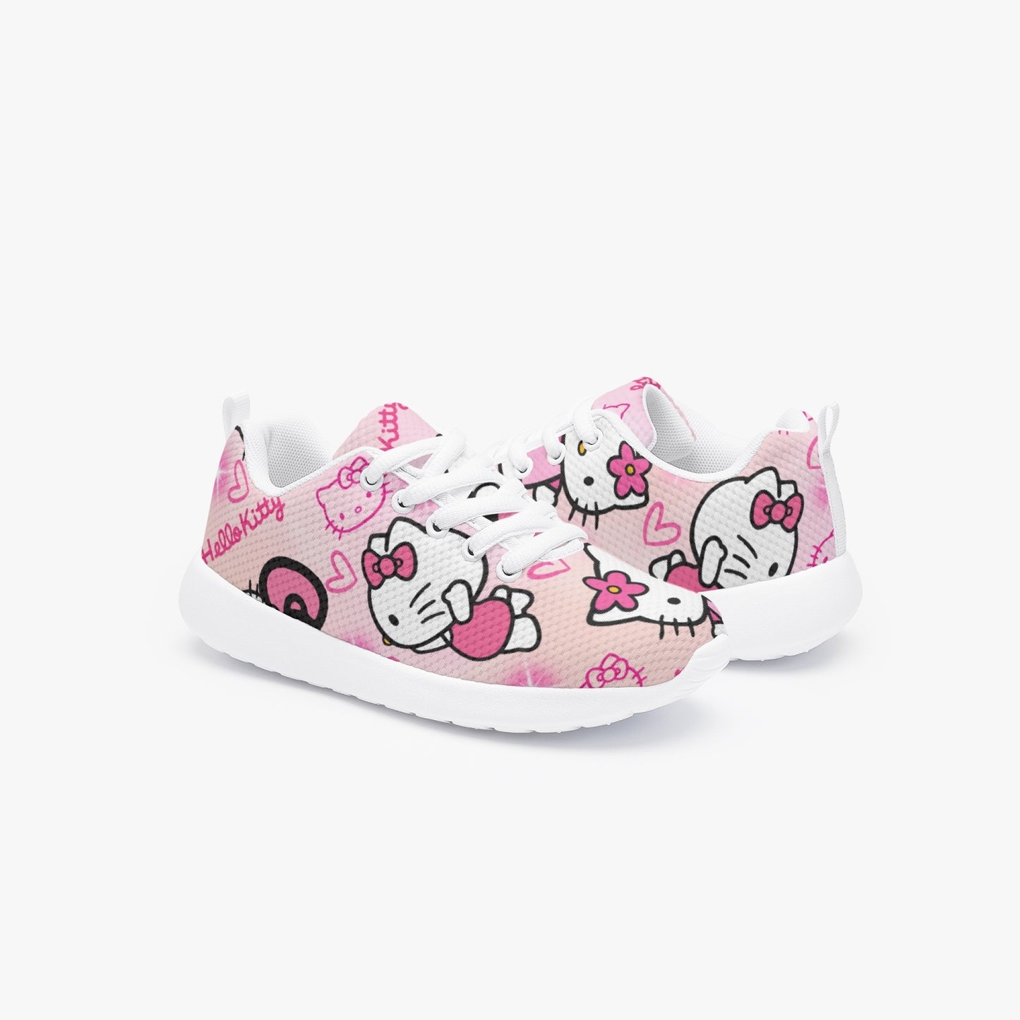 Pink kitty Kid’s Running Shoes