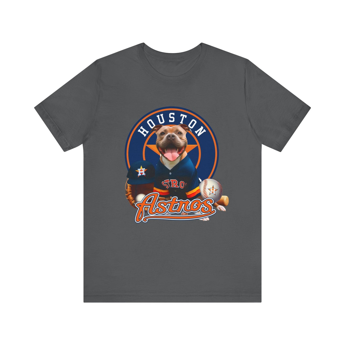 Astros - Pitbull - Houston - Unisex Short Sleeve Tee