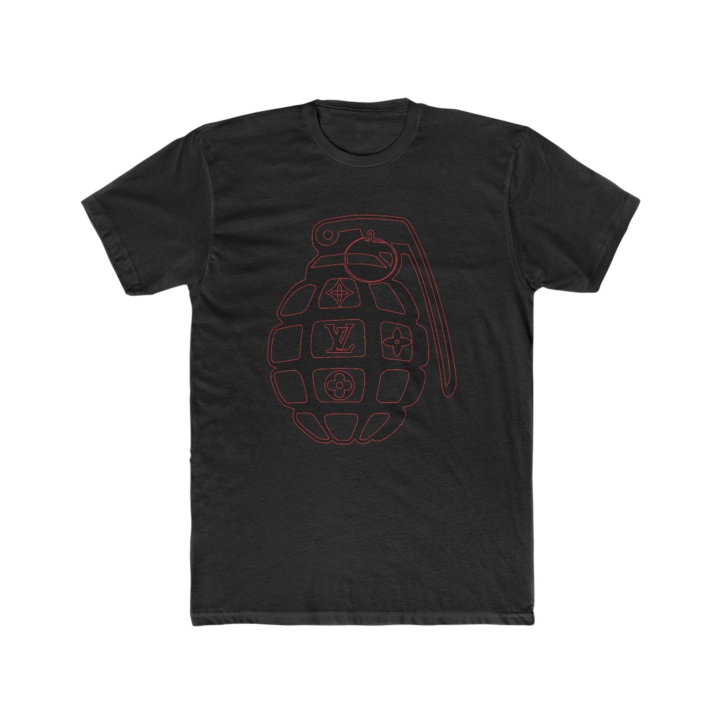 LV grenade Men's Cotton Crew Tee