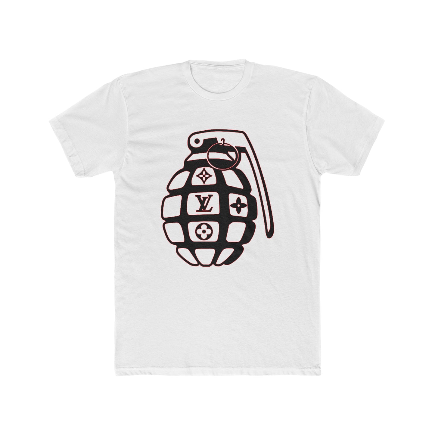 LV grenade Men's Cotton Crew Tee