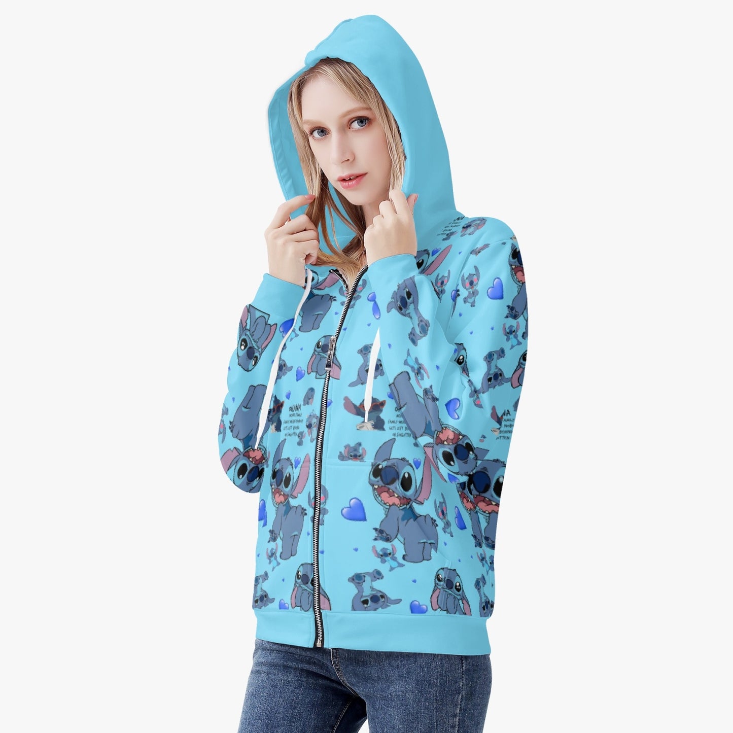 STITCH Full Zip Up Hoodie