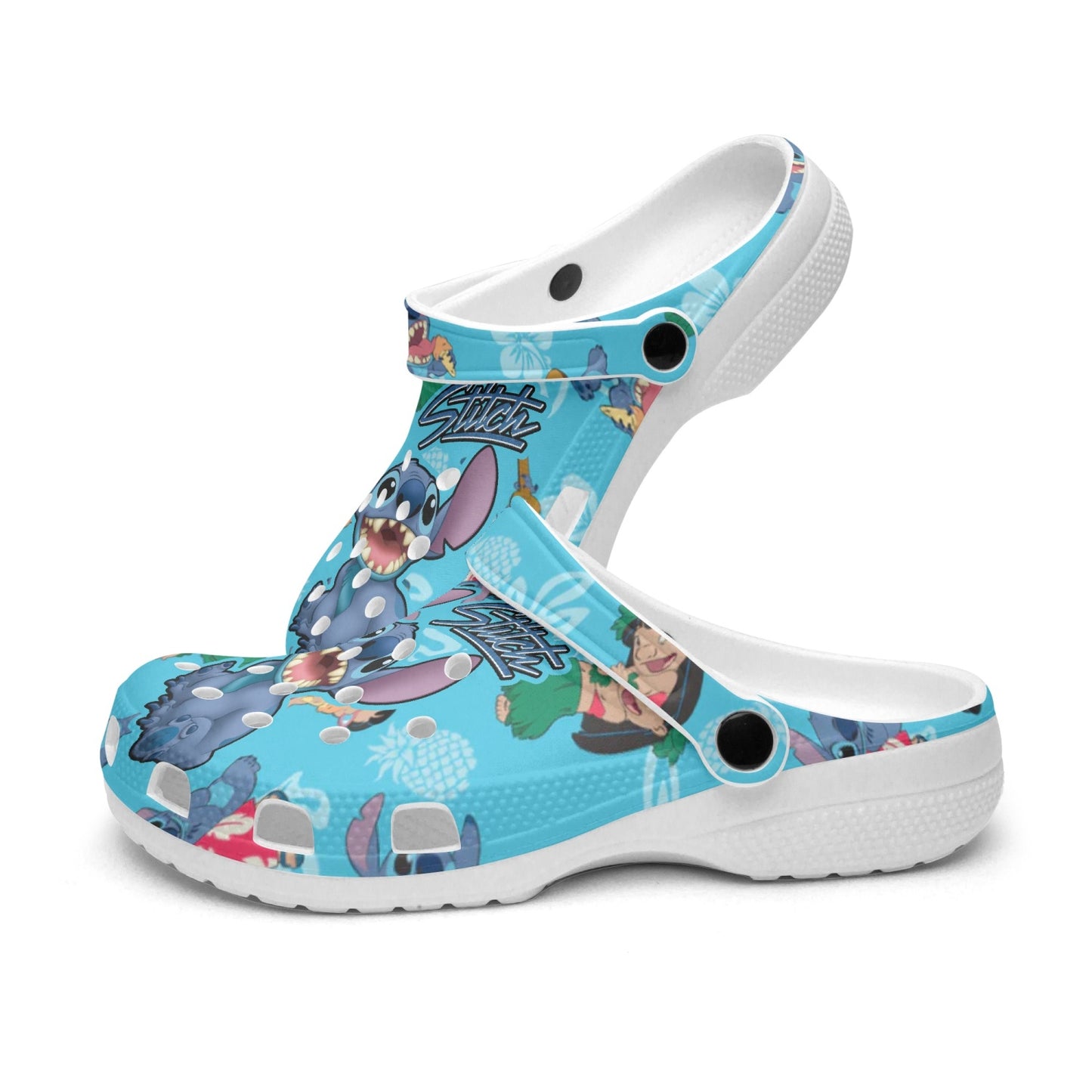 Stitch All Over Printed Clogs