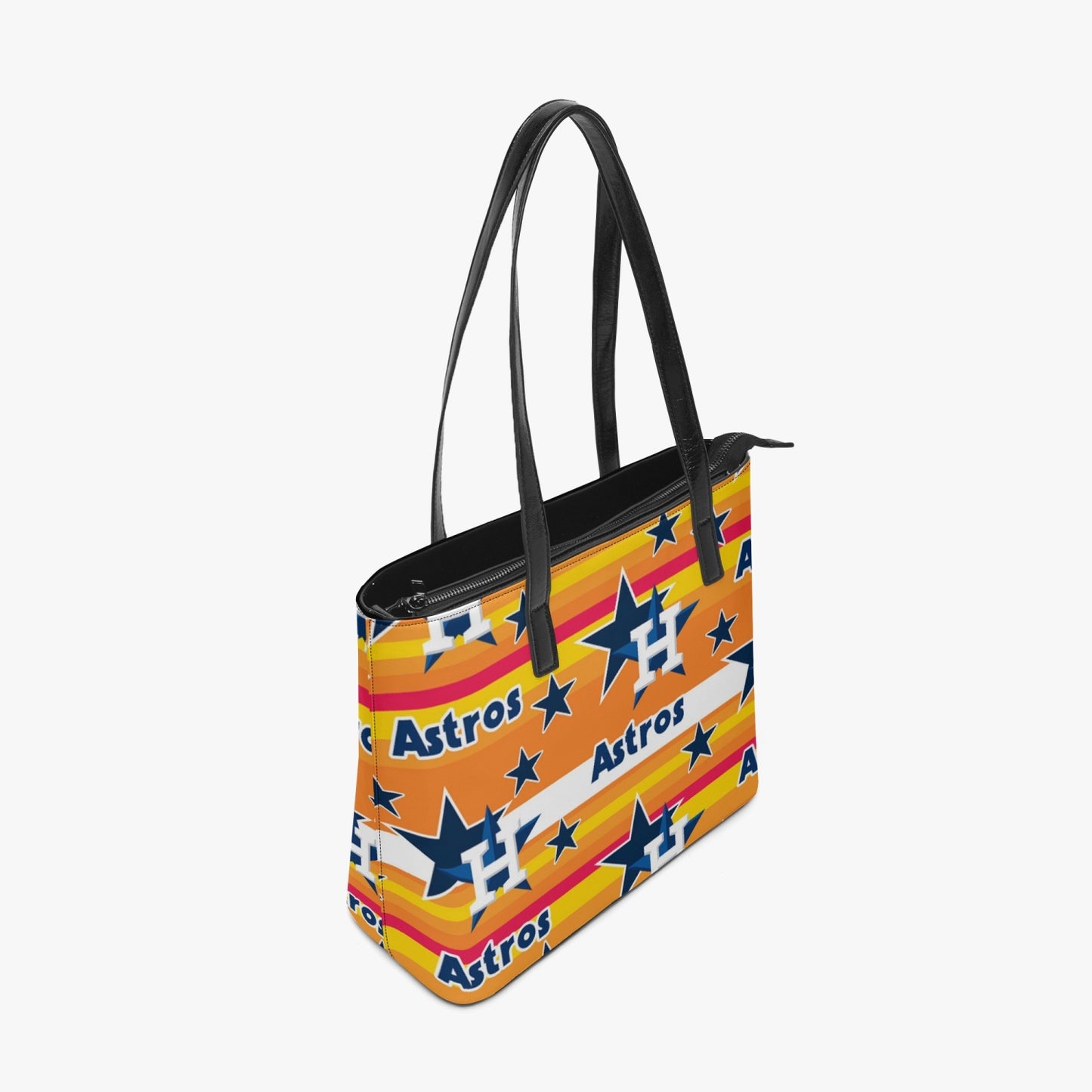 Astros Tote Purse with Zipper