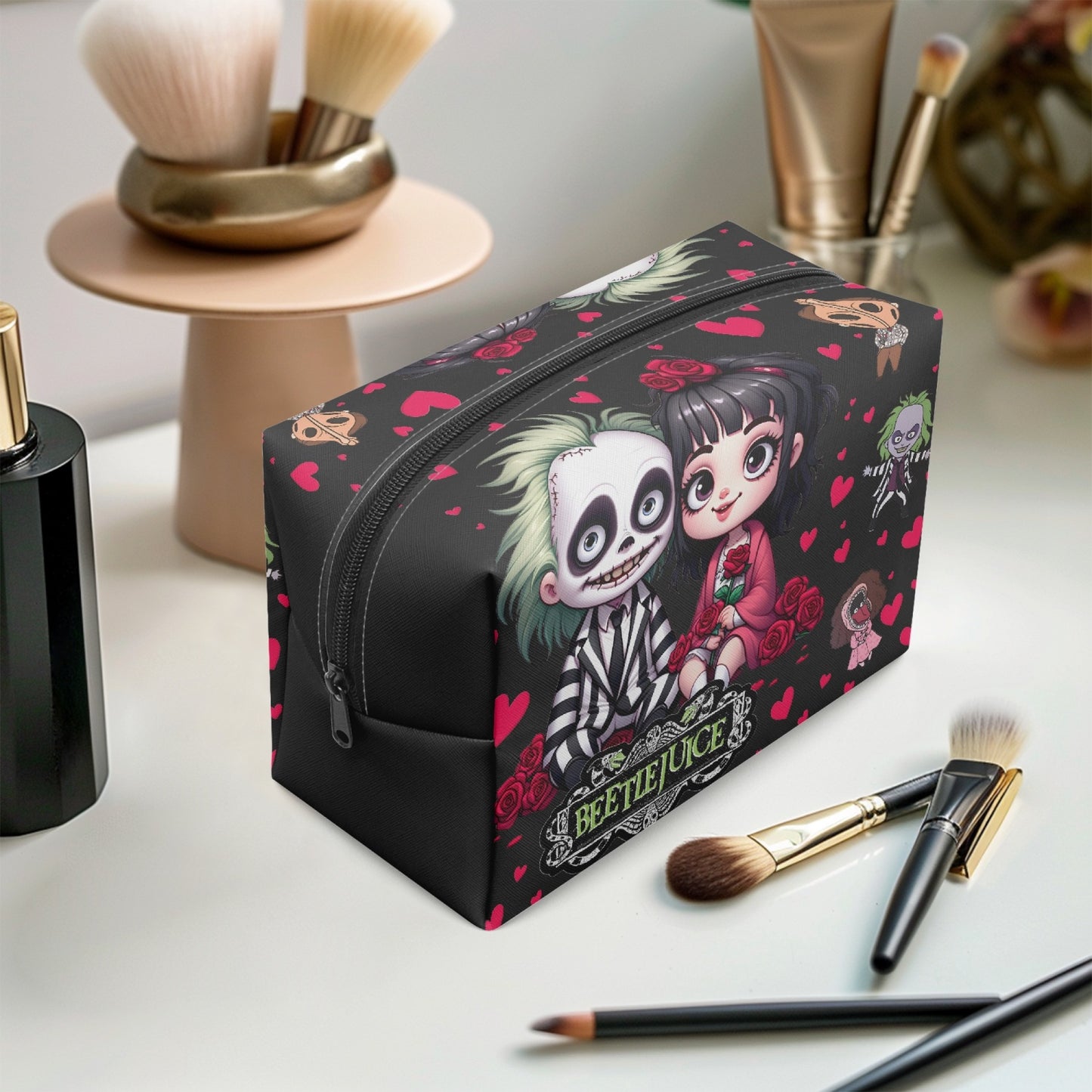 beetlejuice 585. Boxy Makeup Bag