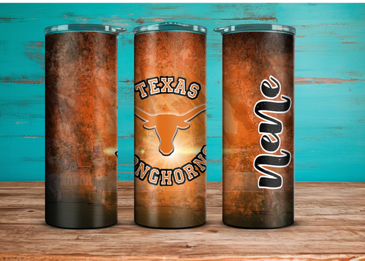 Custom UT Austin Tumbler