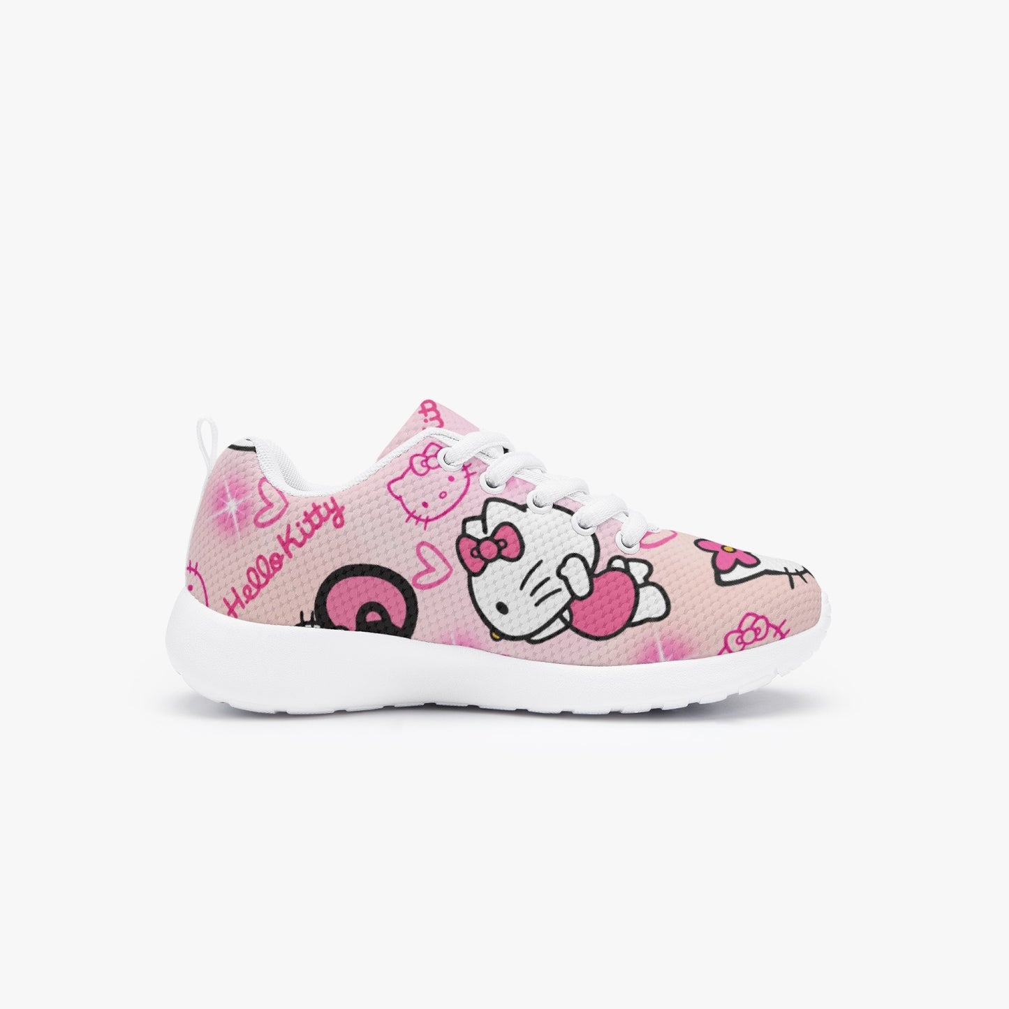 Pink kitty Kid’s Running Shoes