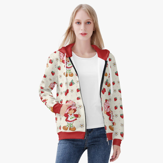 Strawberry Shortcake Full Zip Up Hoodie