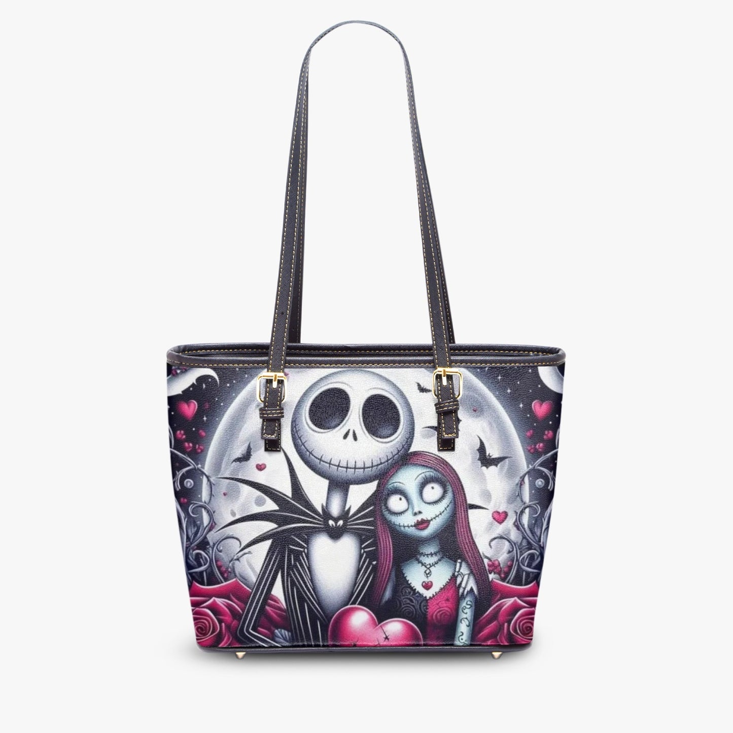 JACK AND SALLY Medium Leather Tote Bag for Women