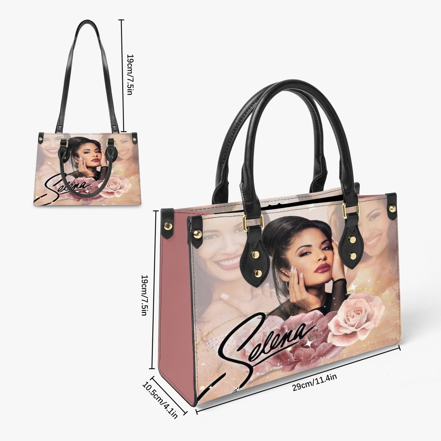 Selena Purse with handles and Long Strap