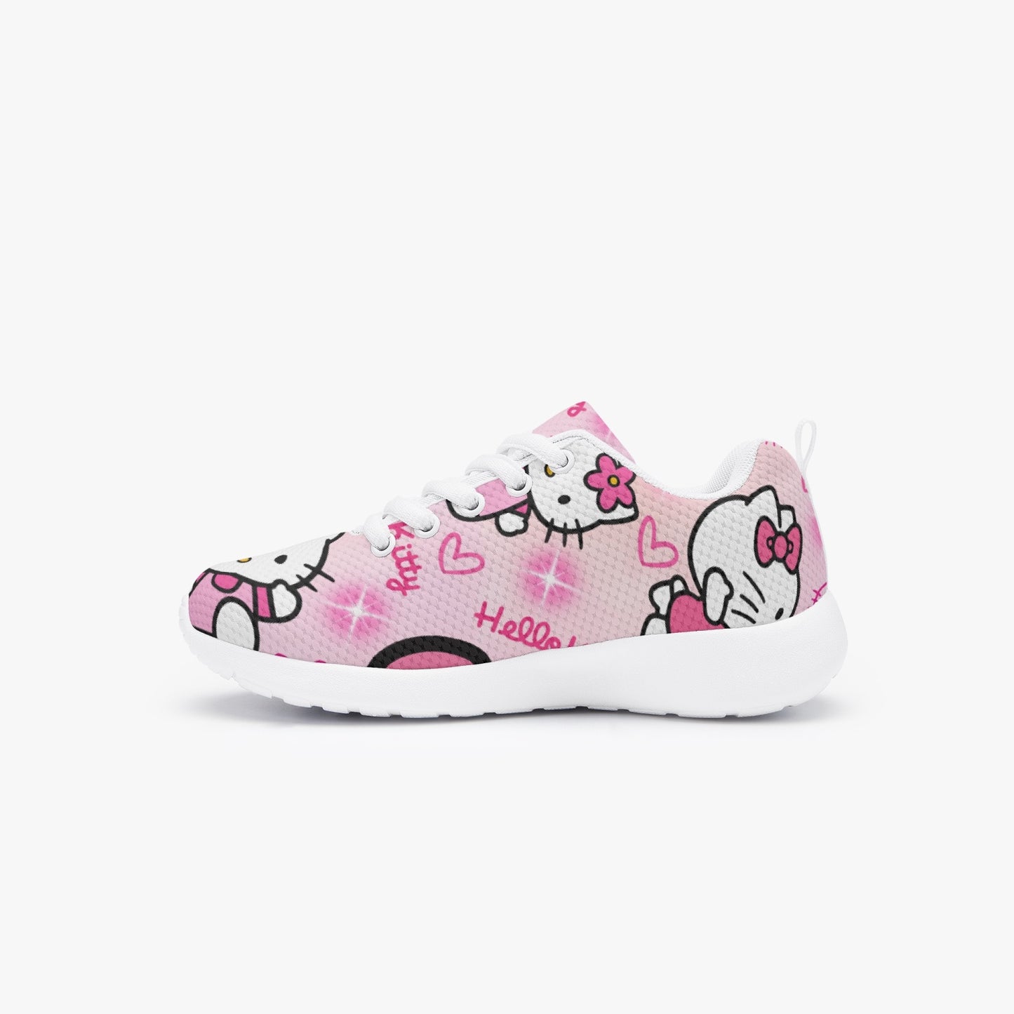 Pink kitty Kid’s Running Shoes