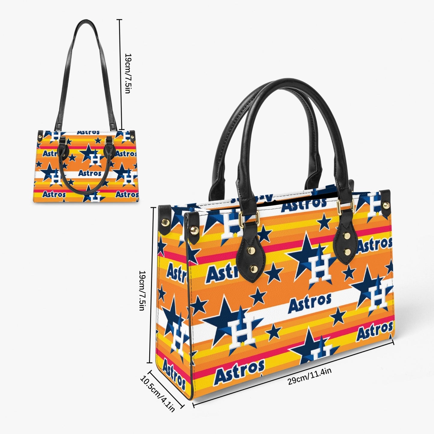 Astros Houston - Purse with handles and long Strap