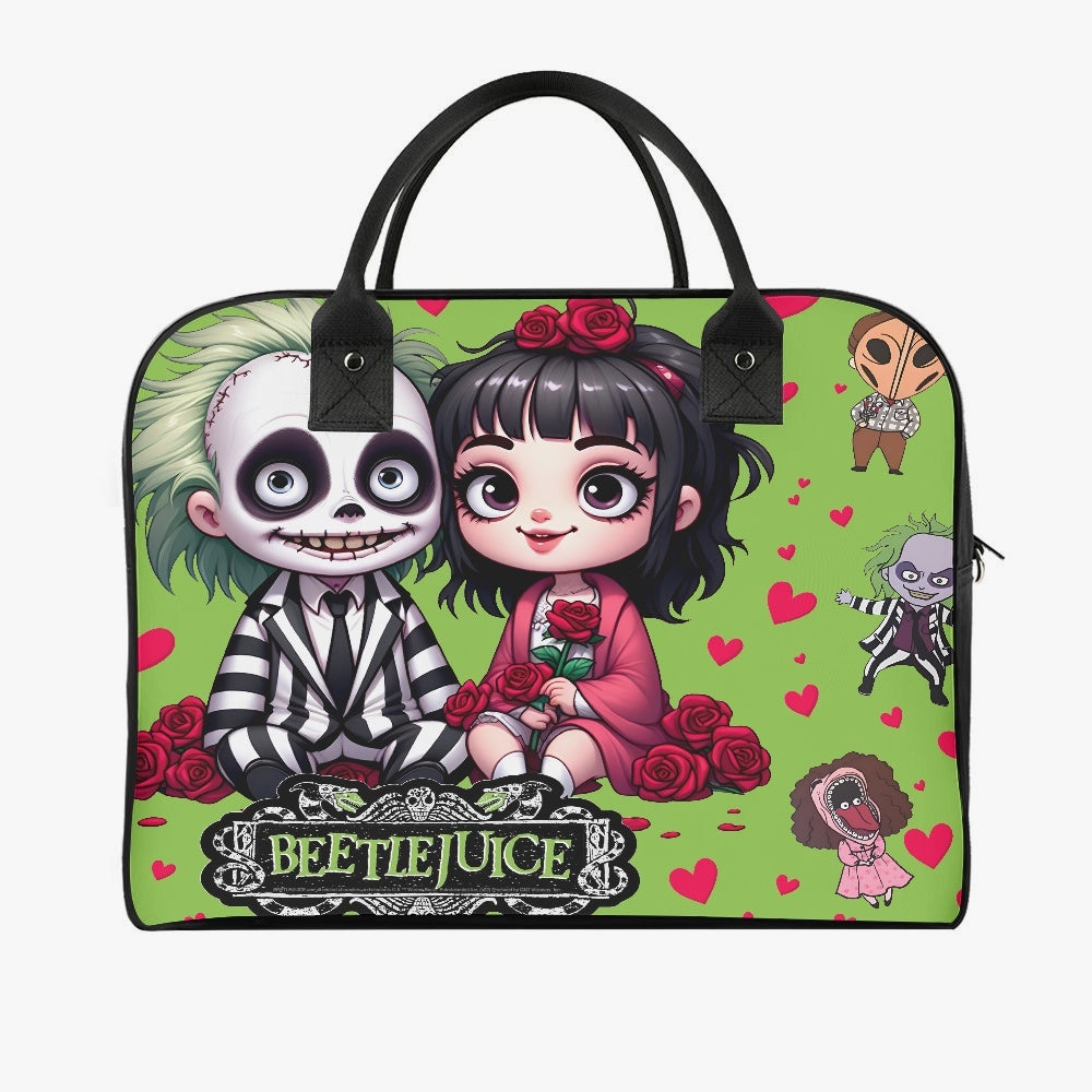 Beetlejuice and Lydia Large Travel Handbag