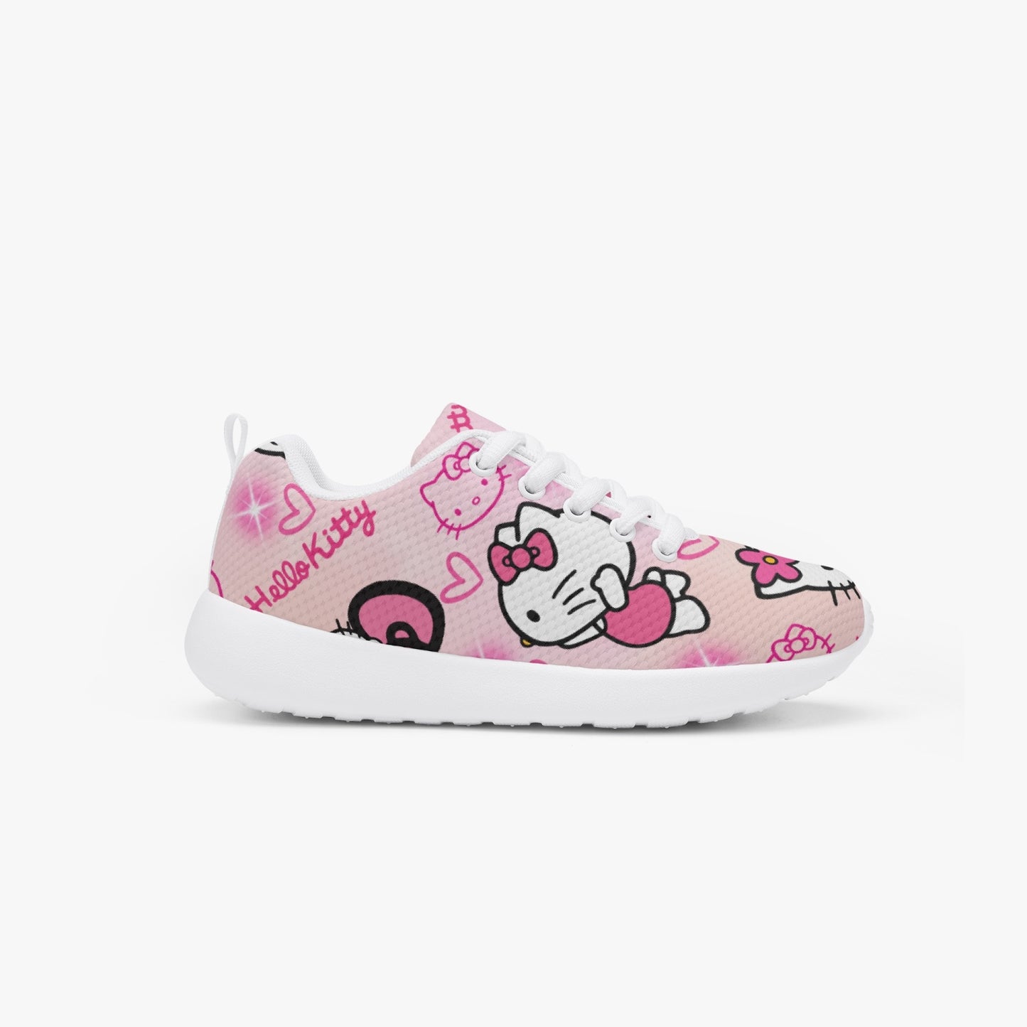 Pink kitty Kid’s Running Shoes