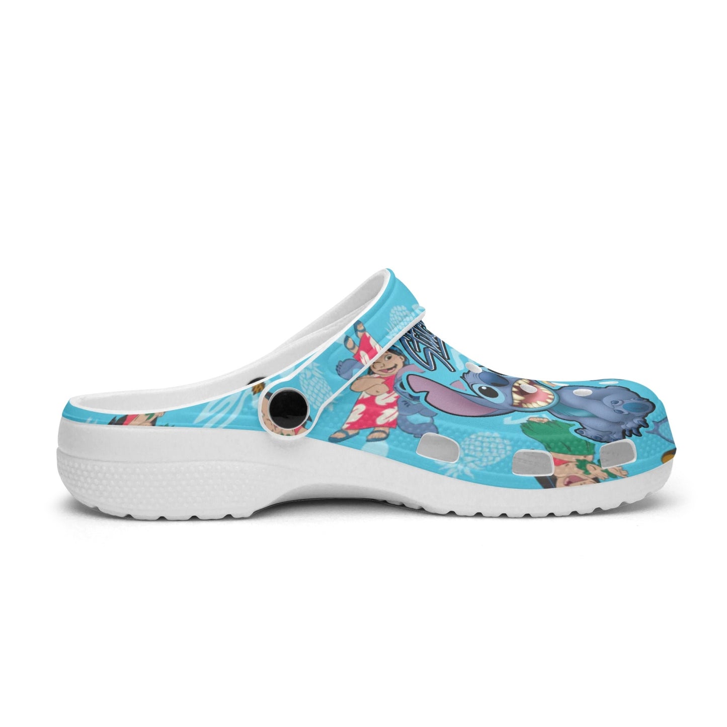 Stitch All Over Printed Clogs