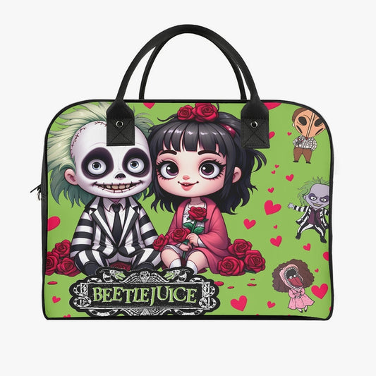 Beetlejuice and Lydia Large Travel Handbag