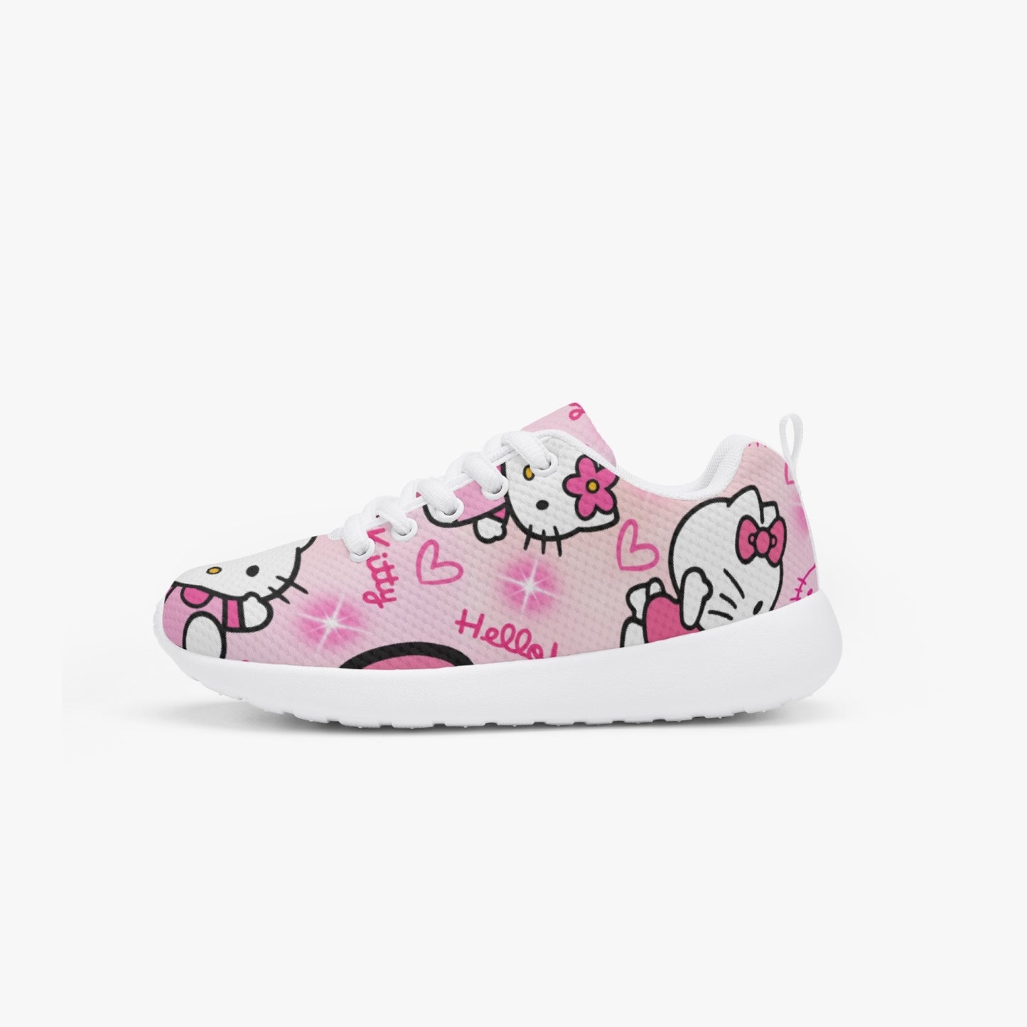 Pink kitty Kid’s Running Shoes