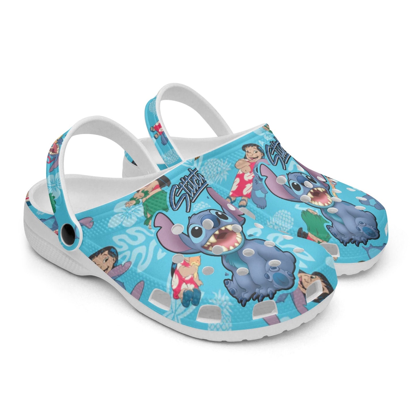 Stitch All Over Printed Clogs